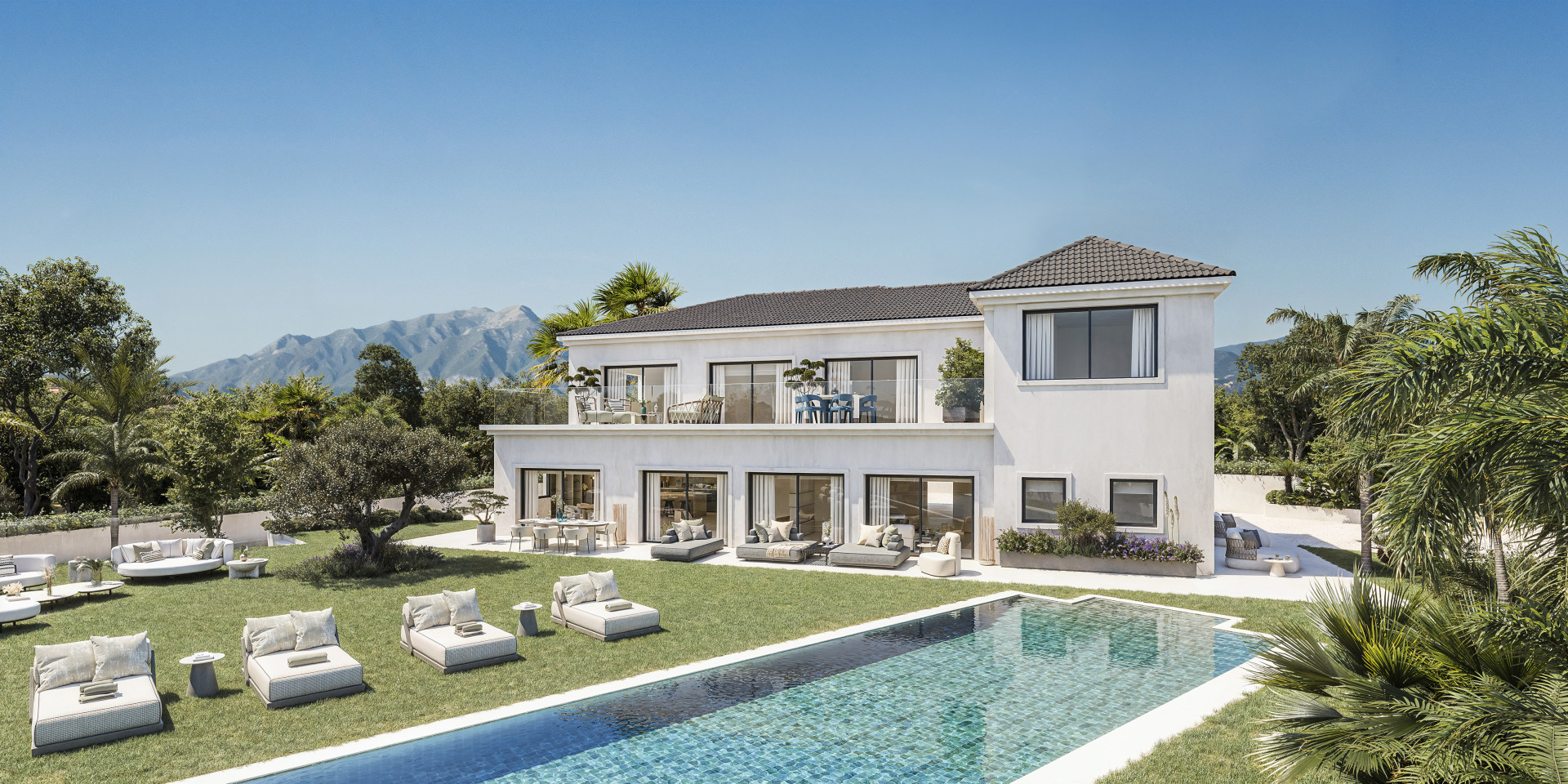 Villa Hortensia – Elegantes Wohnen mit Panorama Meerblick in El Paraiso