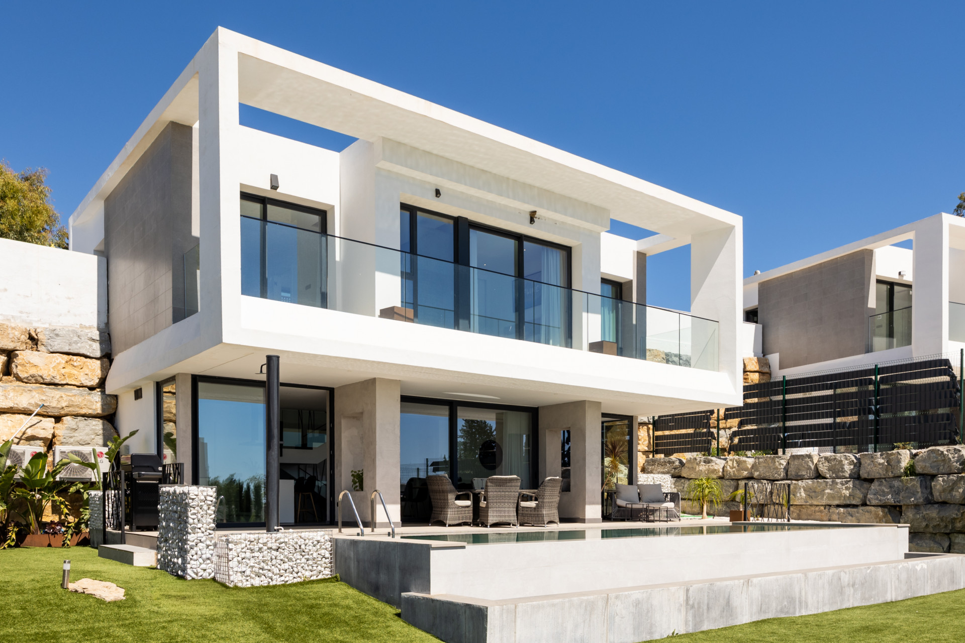 Villa offers a compelling combination of design functionality and value just minutes from Estepona and the beach