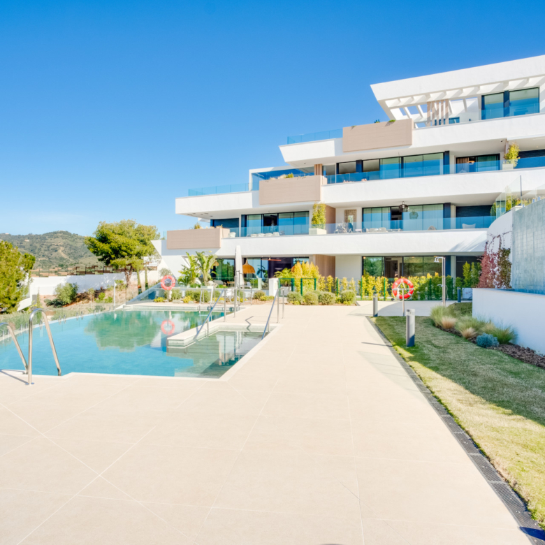 Zbrusu nový exkluzivní tři ložnice byt v Marbella Sunset se nachází v Cakopino