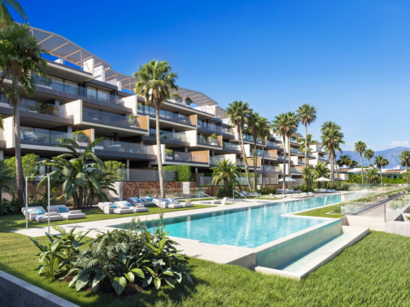 "Live one step away from the sea"  Direkt am Strand bieten wir Ihnen dieses fantastische Projekt, NUBAY.