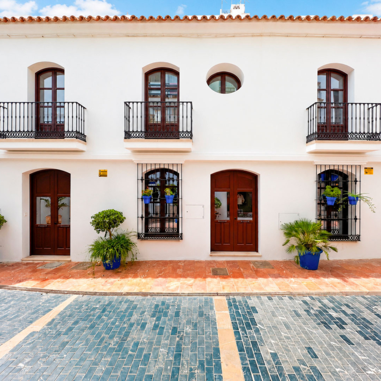 Brand New Andalusian Inspired 3-Bedroom Townhouse for Sale in Estepona Old Town