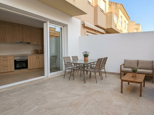 Completely renovated. Two bedrooms, two bathrooms, private patio.