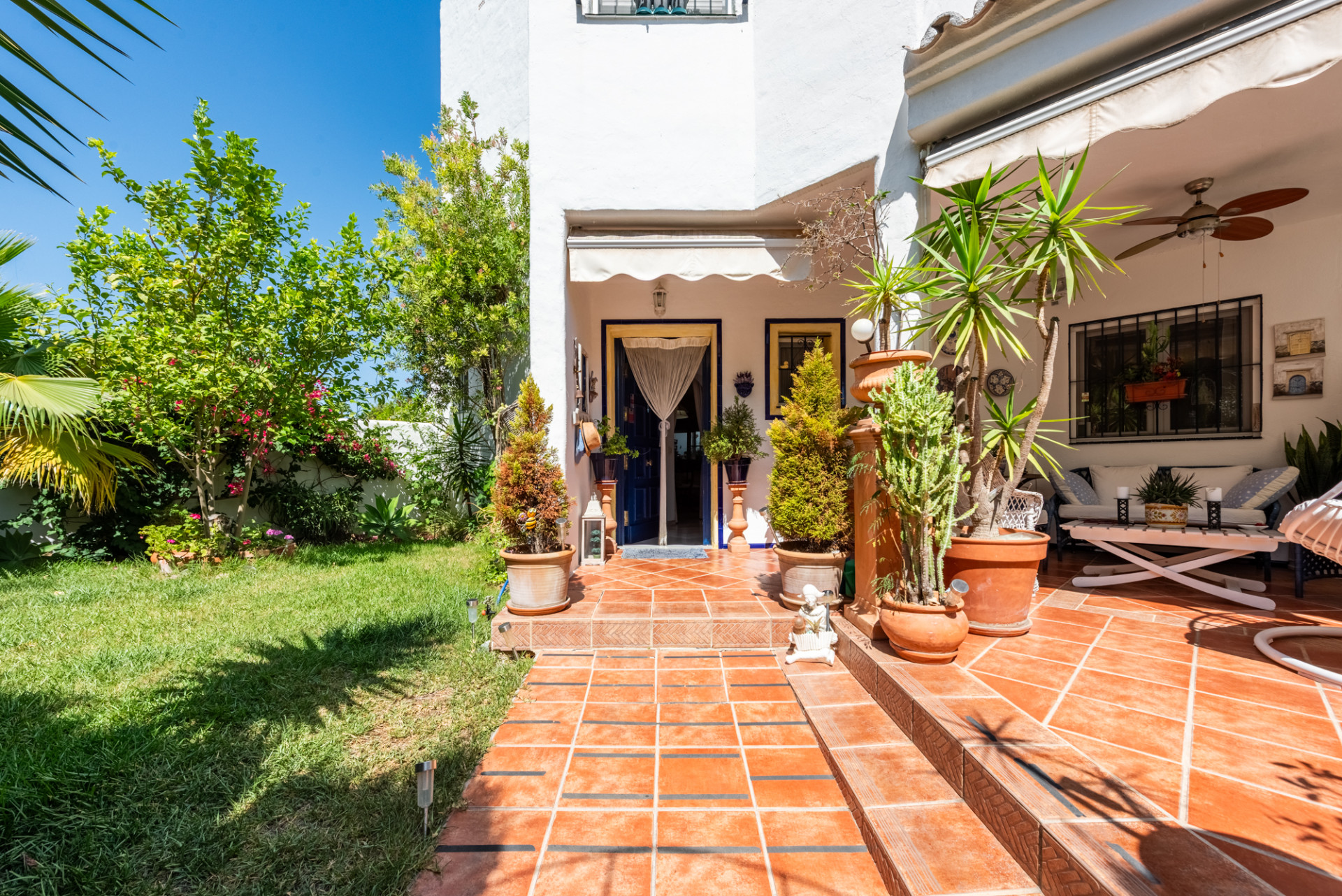 Corner Townhouse with Exceptional Private Garden on the New Golden Mile, Estepona