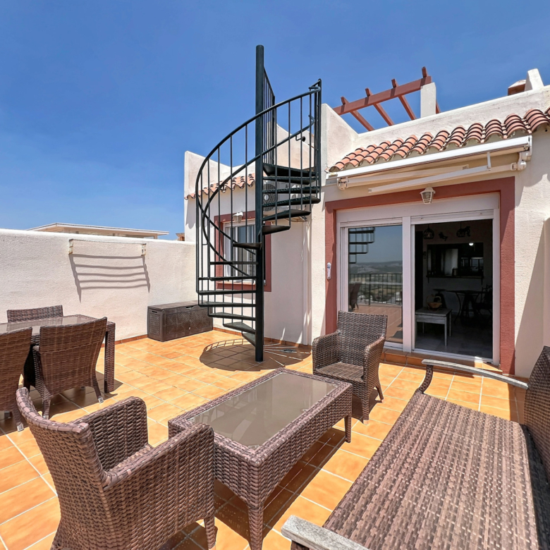 Penthouse with Panoramic Sea Views, Large Solarium and Tourist Rental License in Casares Costa