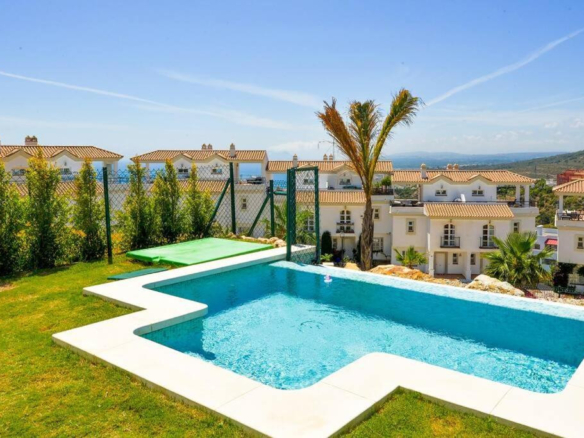 Semi-Detached Villa with Panoramic Sea and Gibraltar Views on the Costa del Sol