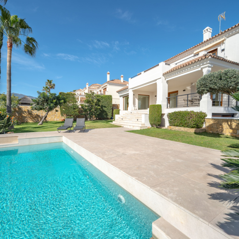Villa mit Meerblick in Nueva Atalaya, La Alquería, Benahavís