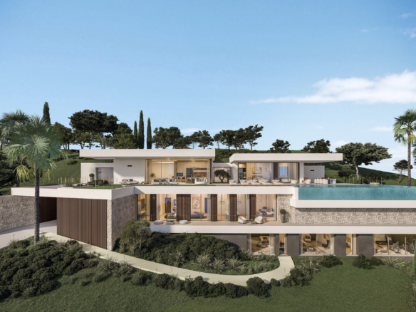 Villa with sea and mountain views for sale in La Reserva de la Cala Golf