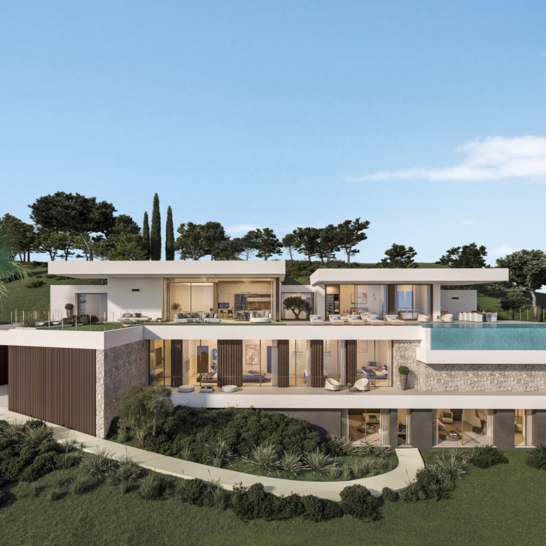 Villa with sea and mountain views for sale in La Reserva de la Cala Golf