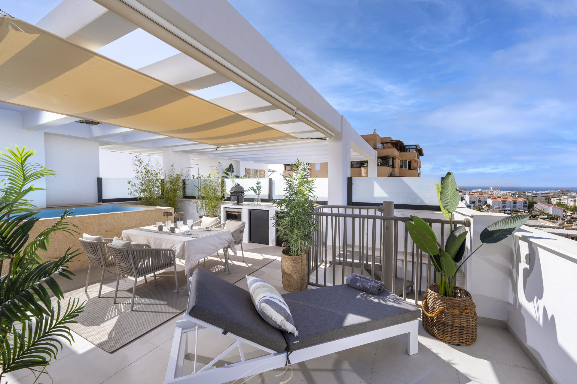 Duplex Penthouse with a Private Heated Pool in Estepona