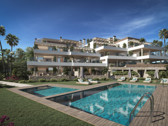 INCREDIBLE ELEVATED GROUND FLOOR APARTEMENT WITH SEA VIEWS