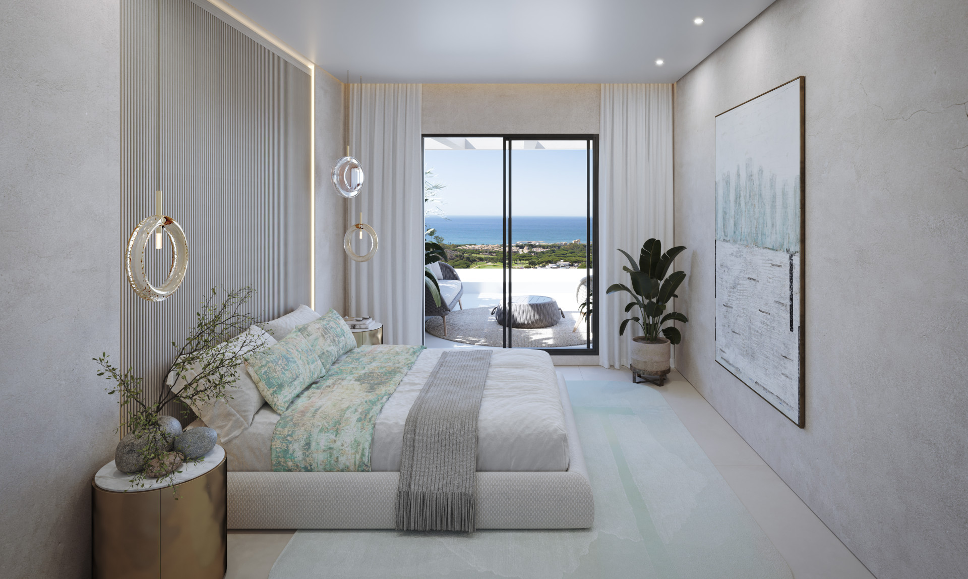 INCREDIBLE ELEVATED GROUND FLOOR APARTEMENT WITH SEA VIEWS