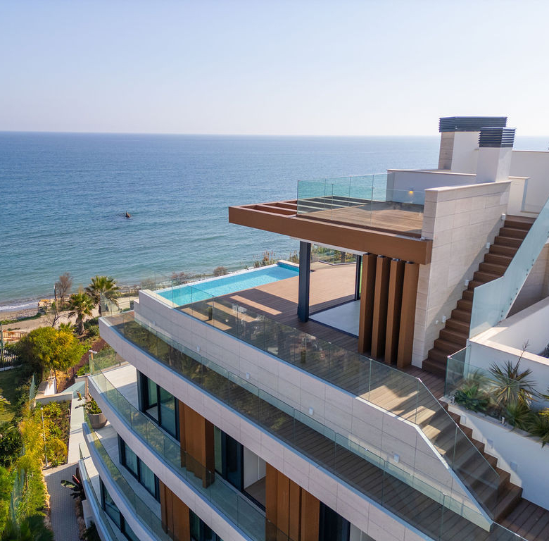 Luxury Beachfront Duplex Penthouse at The Sapphire, Estepona