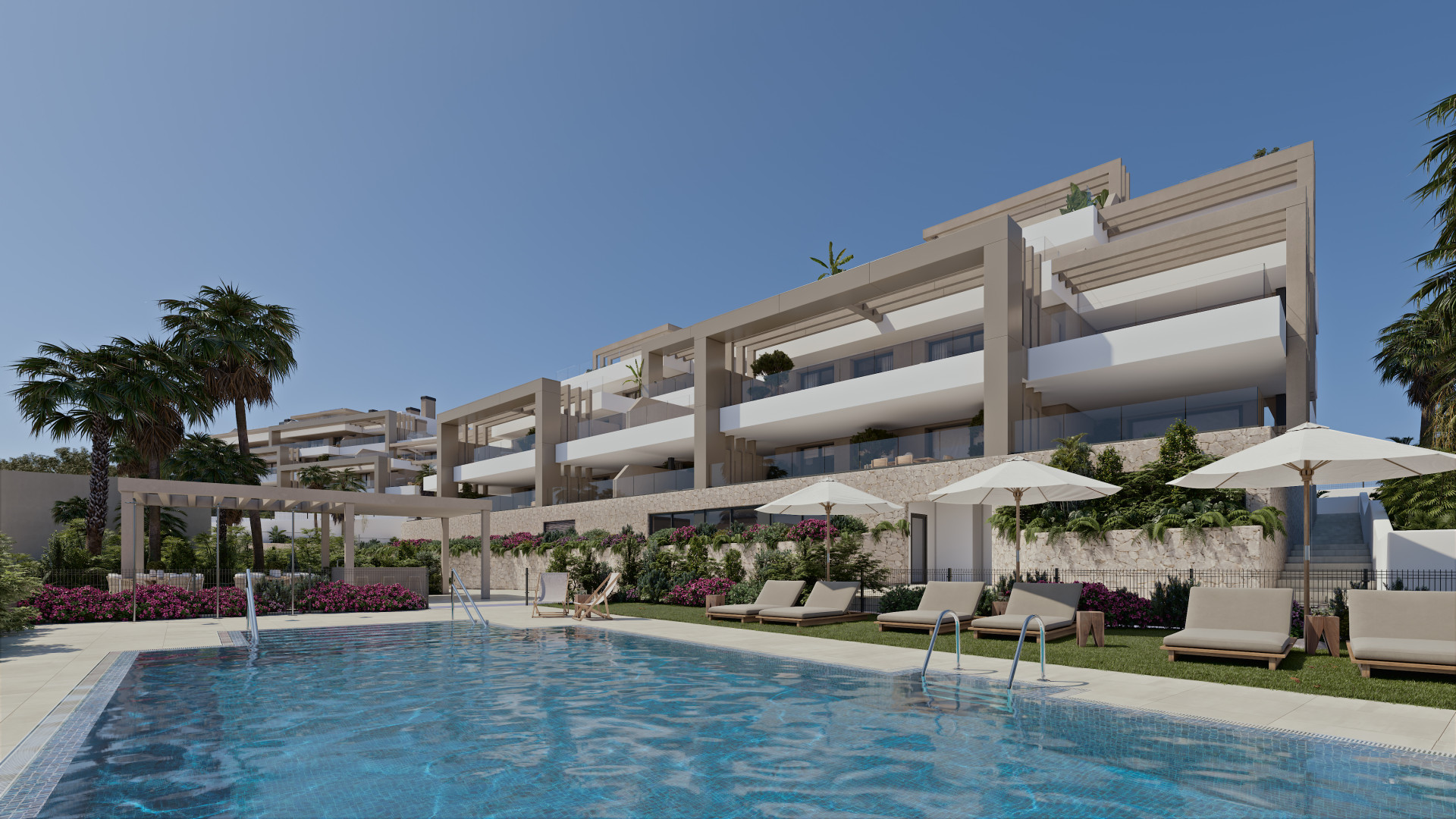 Luxus Apartments mit Meerblick zum Verkauf in Estepona Estepona