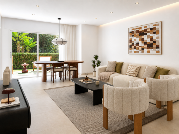 Vollständig Renovierte Drei-Zimmer-Wohnung in Las Brisas, Nueva Andalucía