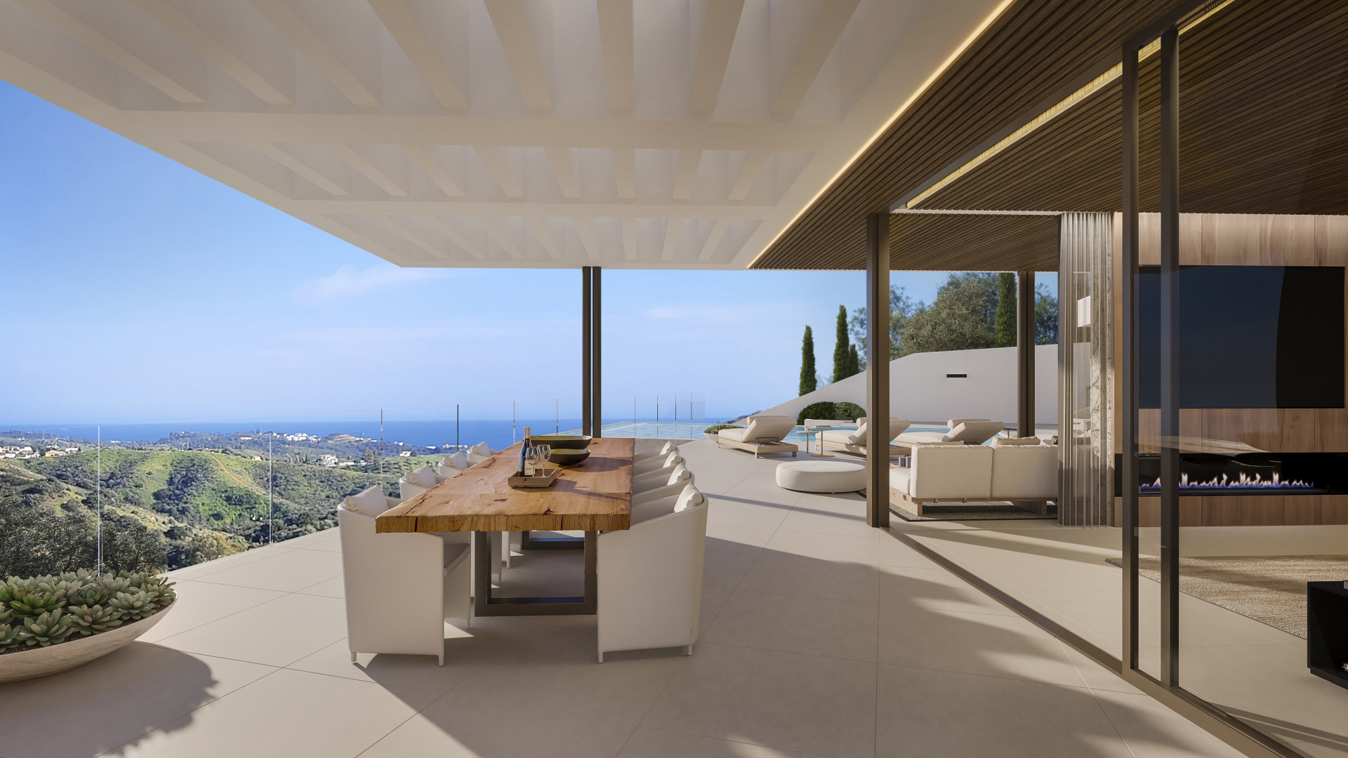 AVAILABLE FOR SALE – La Reserva de la Cala Golf: New build contemporary villas & plots with sea views for sale in Mijas Costa