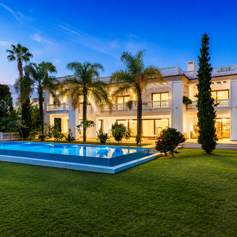 Außergewöhnliche Strandvilla in Guadalmina Baja