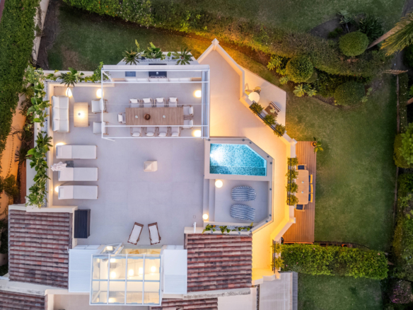 Elegante Familienvilla mit Panoramablick auf Golfplatz & Berge in La Quinta Hills