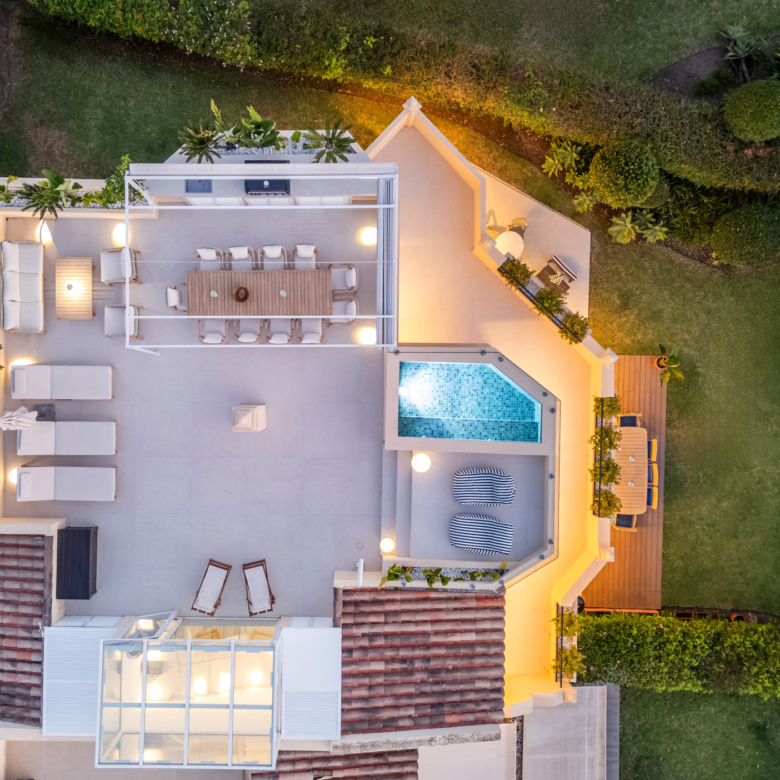 Elegante Familienvilla mit Panoramablick auf Golfplatz & Berge in La Quinta Hills