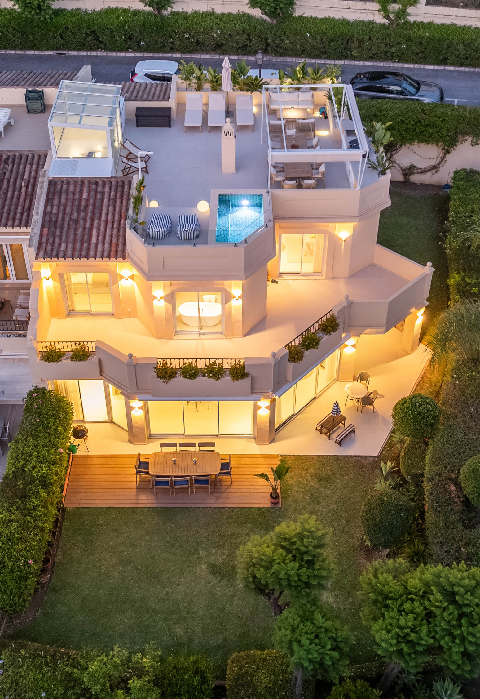 Elegante Familienvilla mit Panoramablick auf Golfplatz & Berge in La Quinta Hills