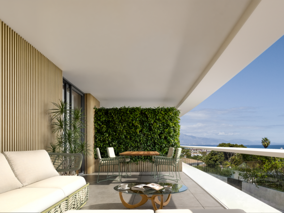 Exclusive new-build ground-floor apartment with large terrace and garden in Los Hidalgos, Manilva