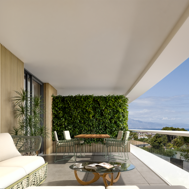 New-Build Apartment with Large Terrace and Views in Los Hidalgos, Manilva