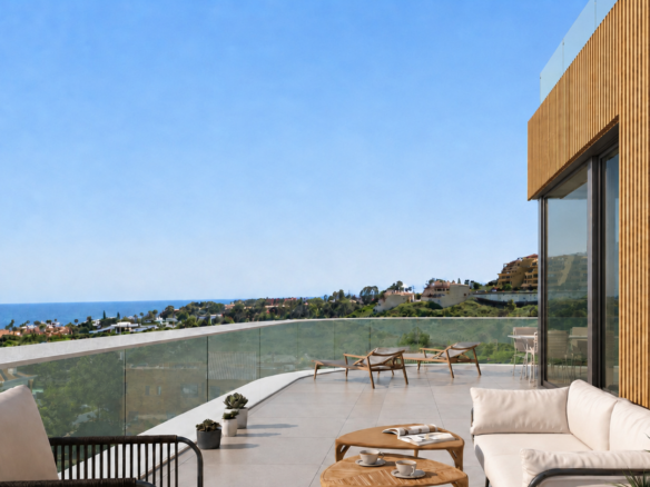 New-Build Penthouse with Spectacular Sea Views in Los Hidalgos, Manilva