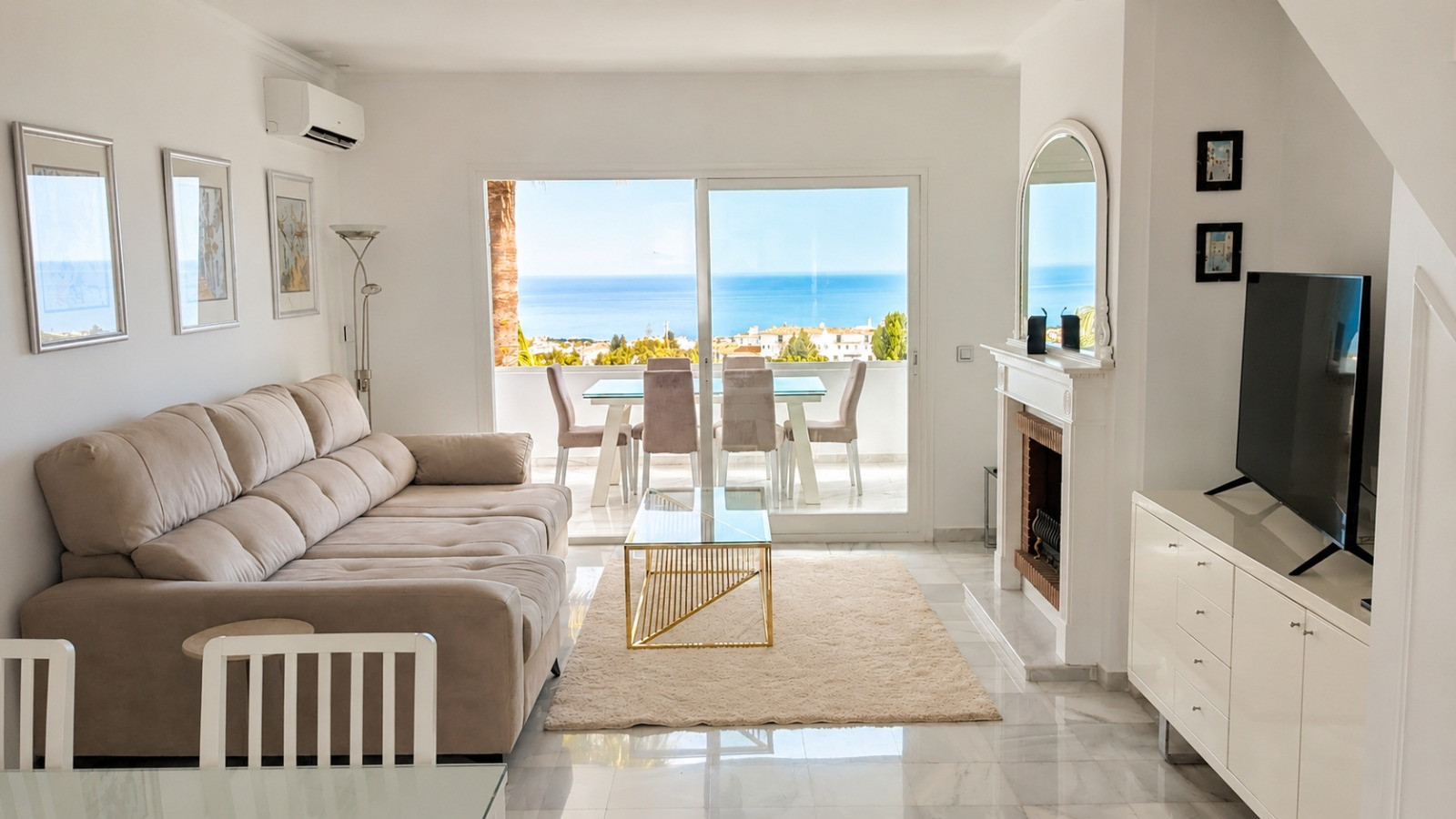 Spektakuläres Duplex-Penthouse mit Panoramablick auf das Meer in Calahonda