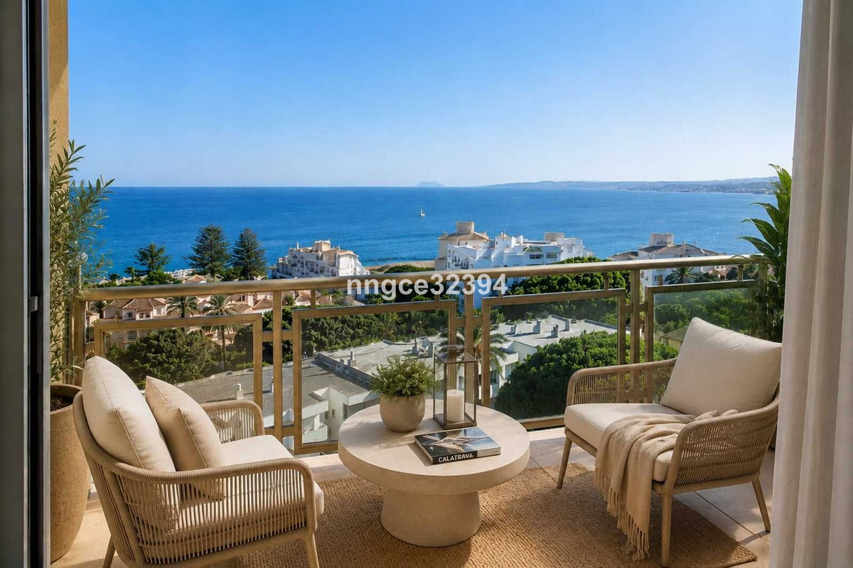 Totally Reformed Top Floor Apartment with Panoramic Sea Views Over Estepona Marina amp Playa del CristoPlaya Seghers