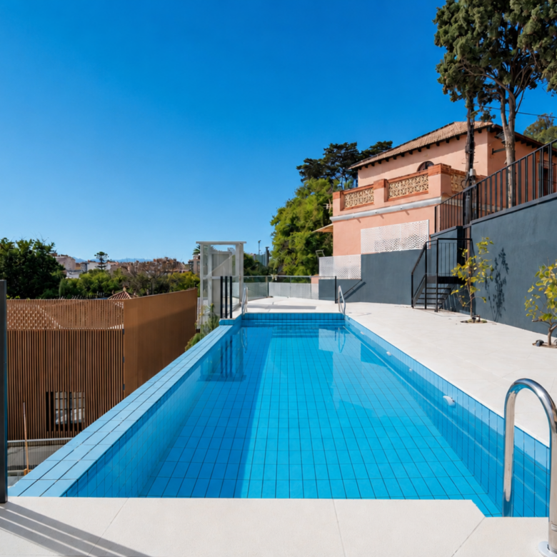 We present an exclusive studio with full bathroom, located in one of the most prestigious promotions in Malaga.