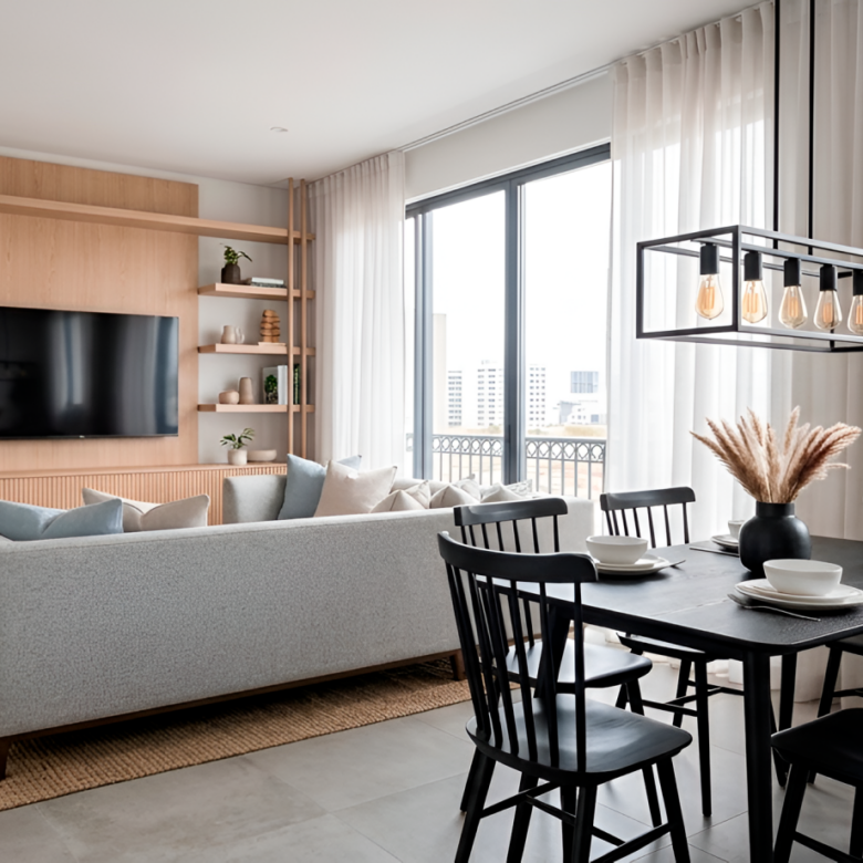 2 bedrooms · First floor · Very bright