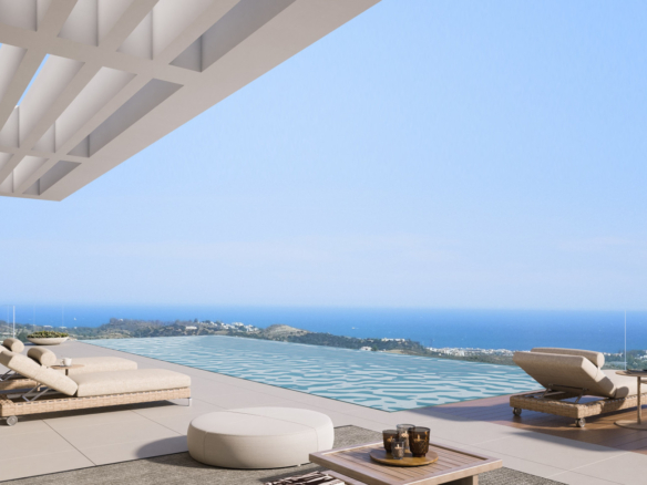 AVAILABLE FOR SALE - La Reserva de la Cala Golf: New build contemporary villas & plots with sea views for sale in Mijas Costa