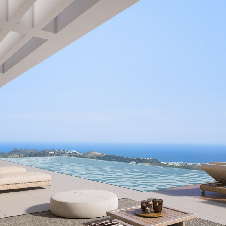 AVAILABLE FOR SALE - La Reserva de la Cala Golf: New build contemporary villas & plots with sea views for sale in Mijas Costa