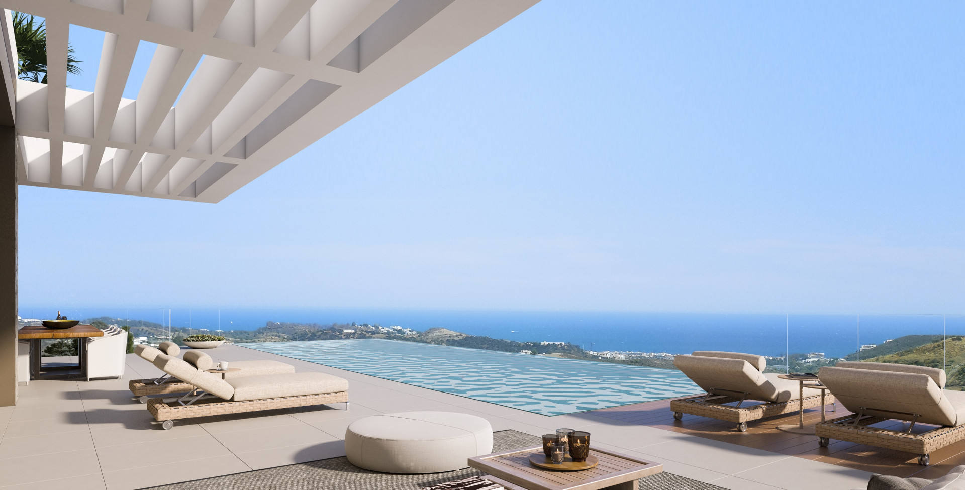 AVAILABLE FOR SALE - La Reserva de la Cala Golf: New build contemporary villas & plots with sea views for sale in Mijas Costa