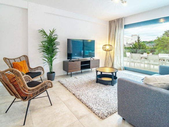 Contemporary Two-Bedroom Apartment with Expansive Terrace and Resort-Style Living