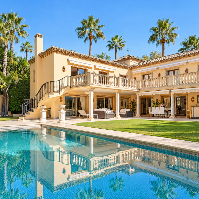 Elegant Mediterranean Villa with Private Pool in Nueva Andalucía, Marbella