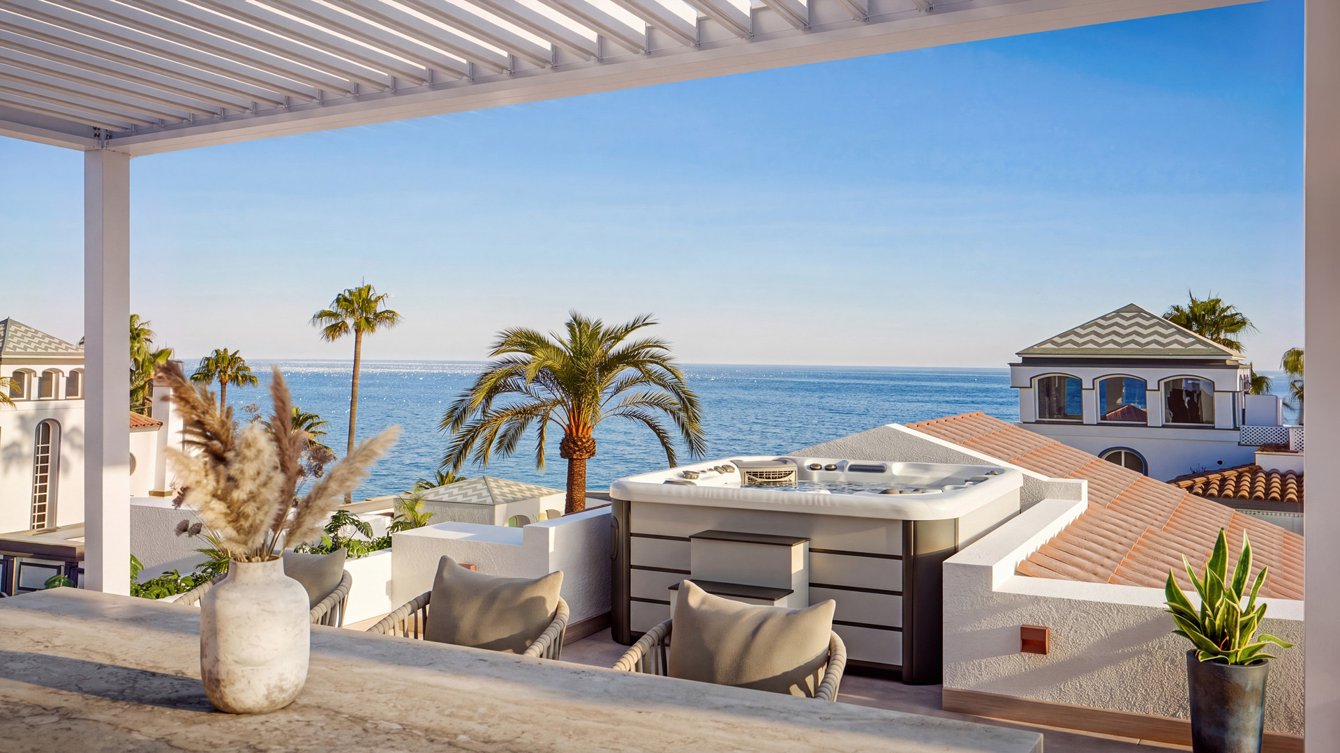 FIRST LINE BEACH PENTHOUSE - DOMINION BEACH - ESTEPONA