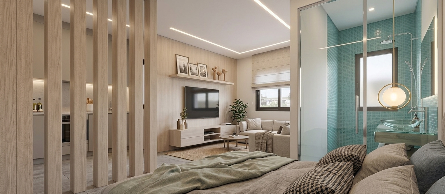 Galaxia 31 - Estudio · Primera planta · Balcón propio