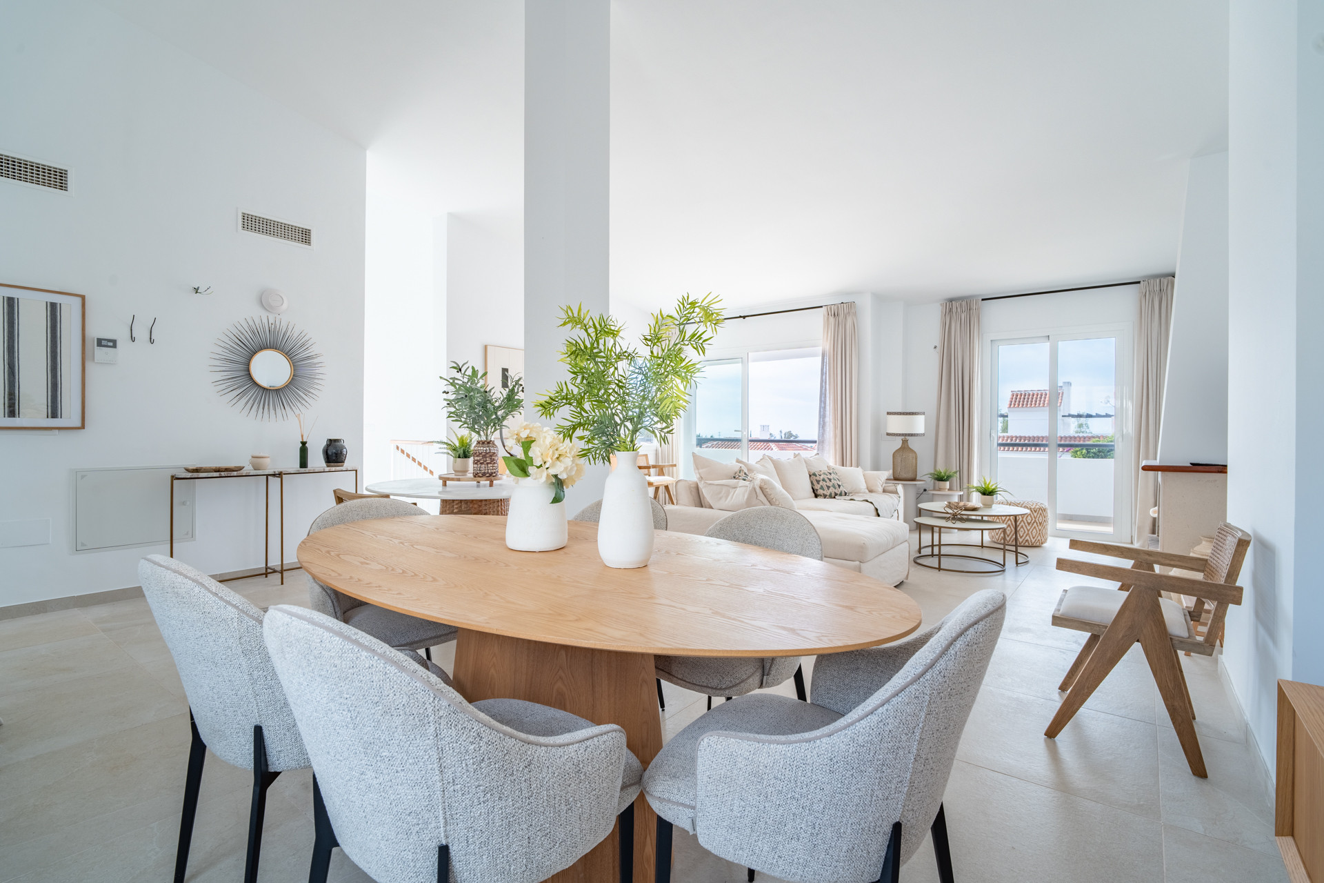 New build villa with sea views in Mijas Pueblo