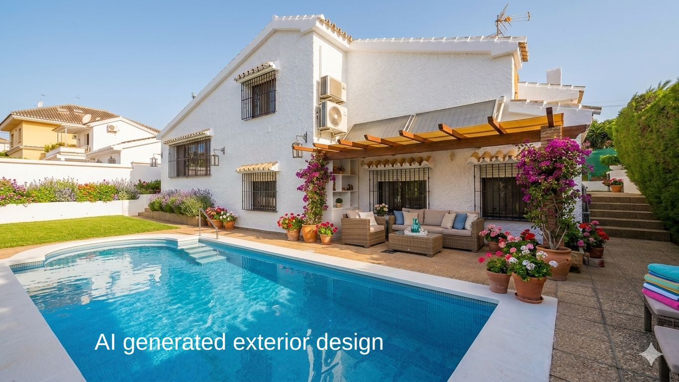 Rare 3 bedroom villa in central Fuengirola