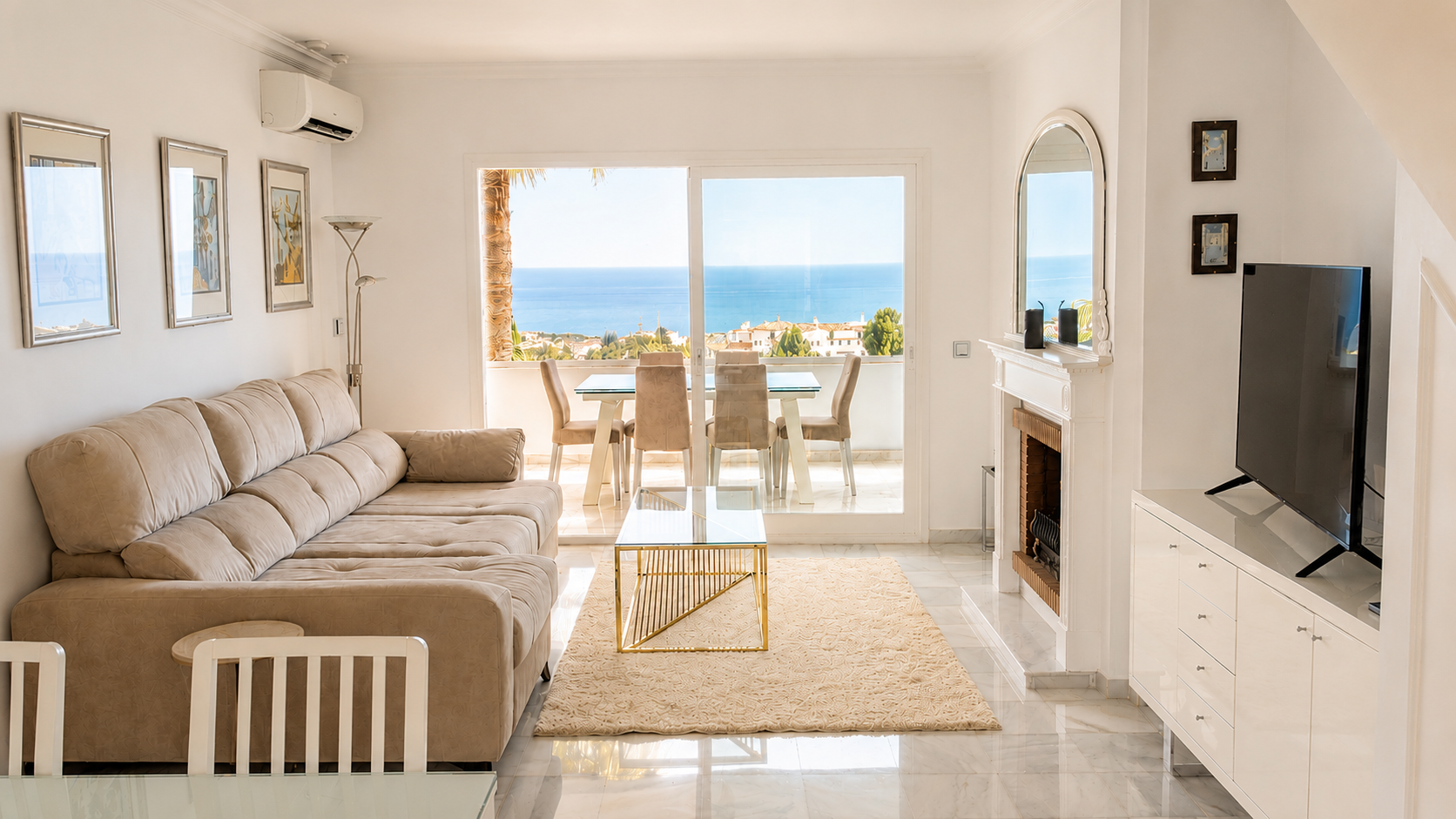 Spektakuläres Duplex-Penthouse mit Panoramablick auf das Meer in Calahonda