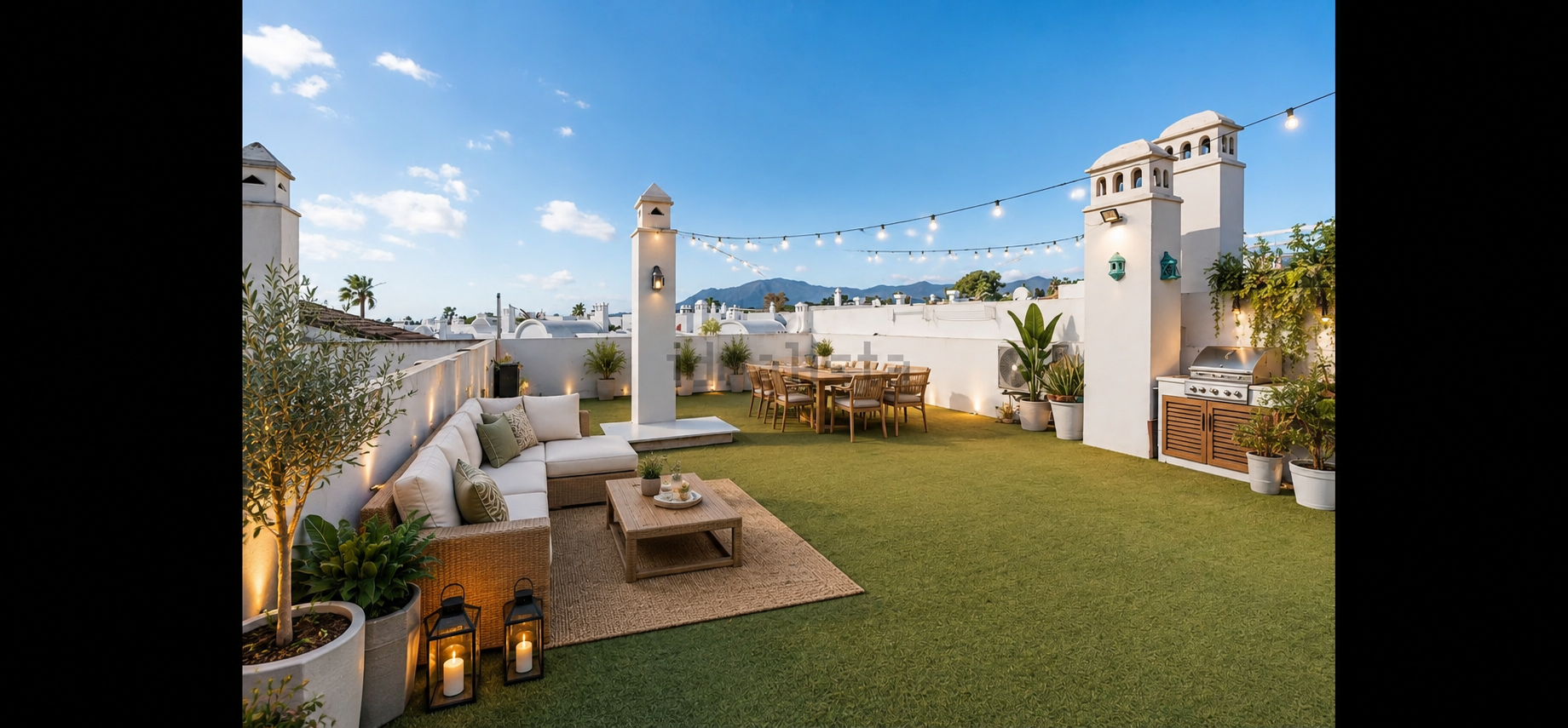 Top Floor Apartment with expansive rooftop terrace amp sea views in El Pilar Estepona