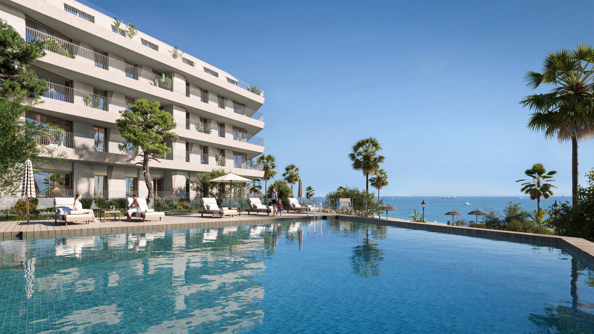 Vesta Mare by ABU, frontline beach in Manilva apartments and penthouses