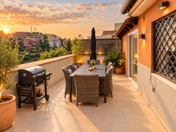 Wunderschöne 3-Schlafzimmer-Wohnung mit 60 m² großer Terrasse in Riviera del Sol