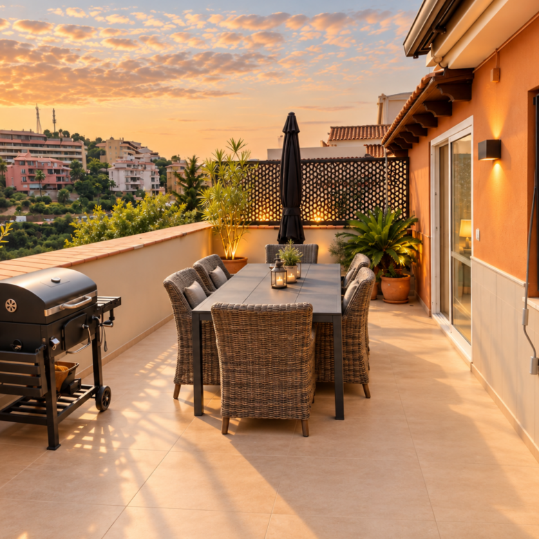 Wunderschöne 3-Schlafzimmer-Wohnung mit 60 m² großer Terrasse in Riviera del Sol